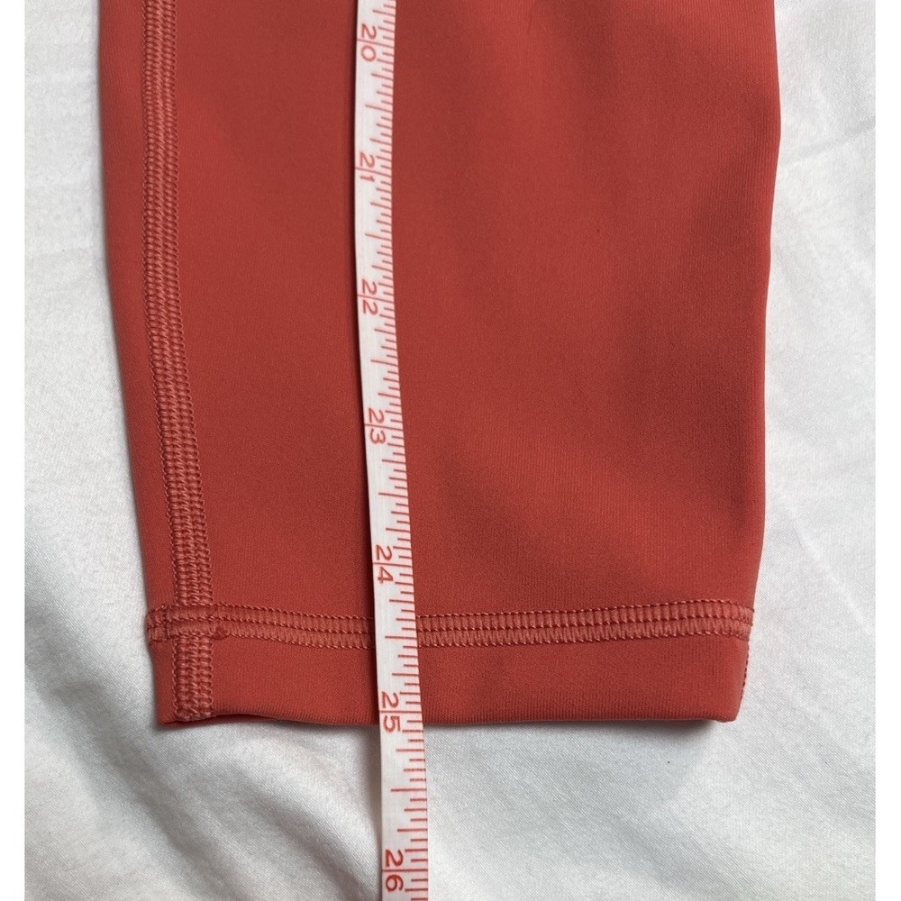 Lululemon Train Times Pant Women 4 Coral Yoga Leggings Mesh High Rise W5BU4S - Picture 10 of 10